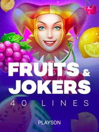 Fruits & Jokers: 40 lines